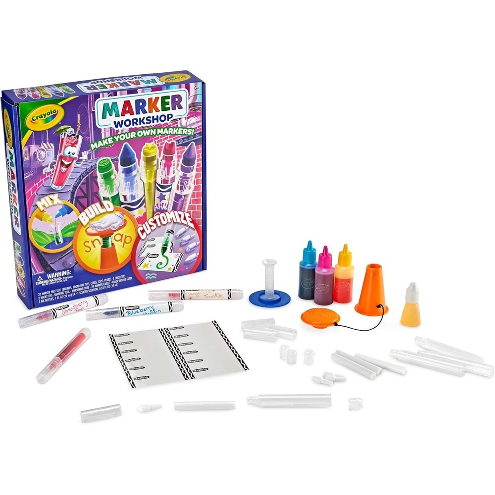 Crayola‎ Marker Workshop DIY Craft Kit Make Your Own Markers New